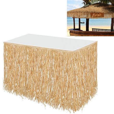 hawaiian skirt table